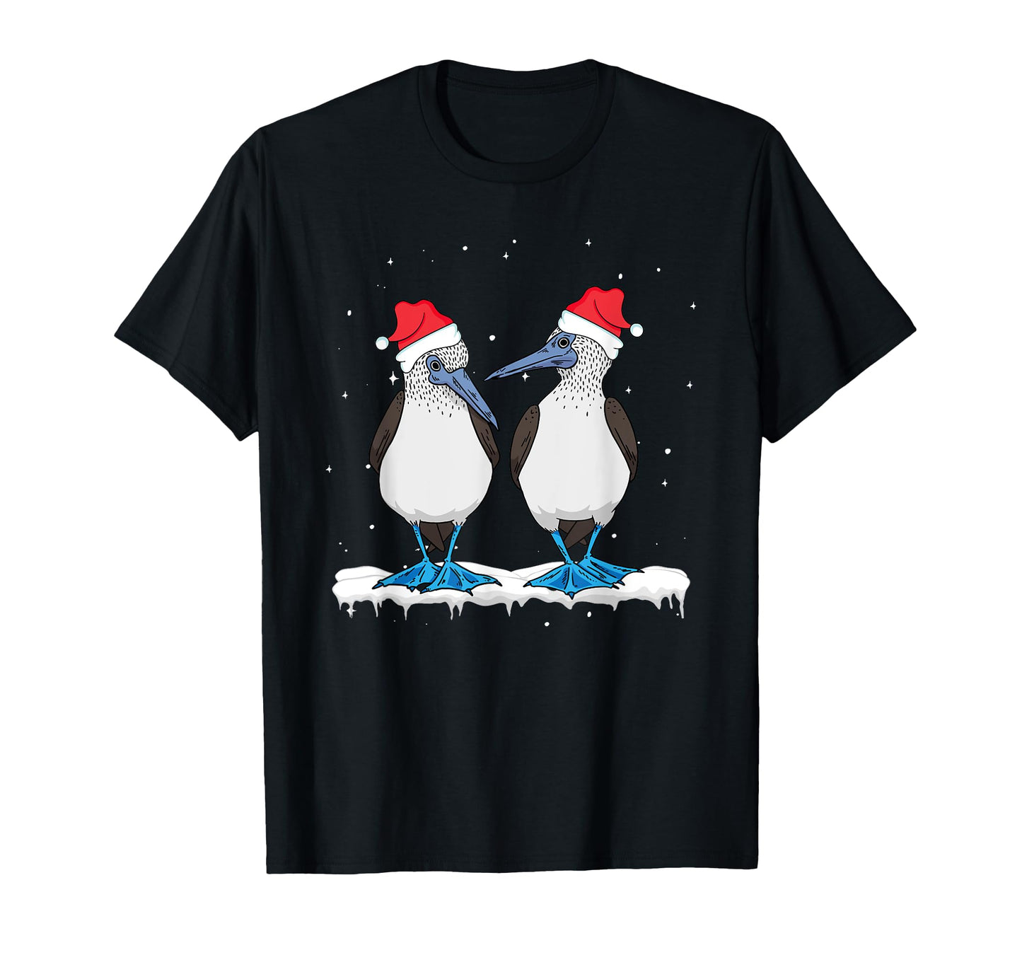 Seabirds Blue-footed Booby Bird Lover Christmas T-Shirt
