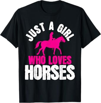Horse Cowgirl Gift Horse Rodeo Lover T-Shirt