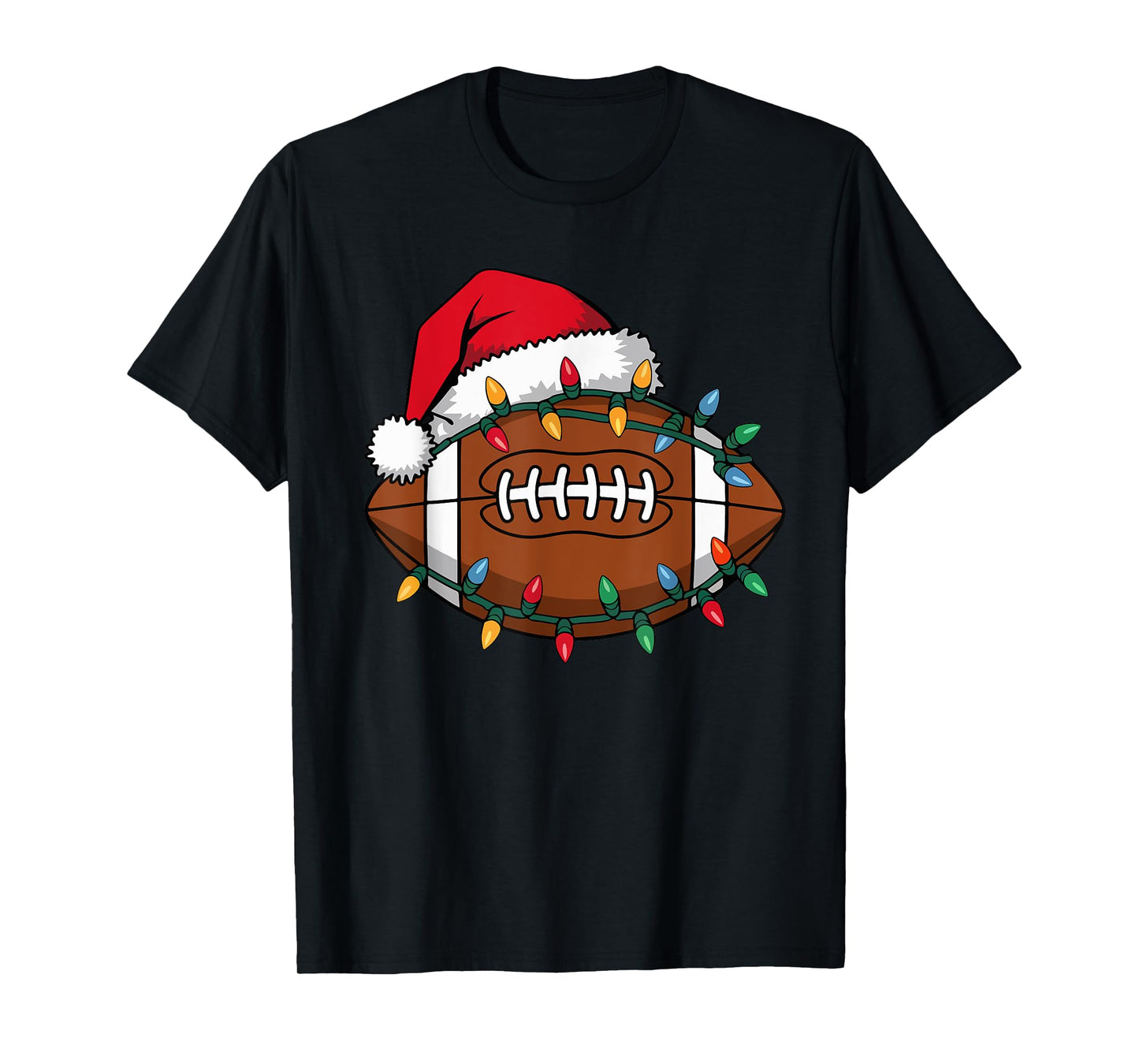 Boys Christmas Football Kids Football Christmas Women Men T-Shirt