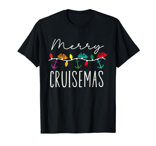 Merry Cruise-mas Cruise Christmas Xmas Pajamas Holiday Funny T-Shirt