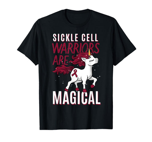 Sickle Cell Disease SCD Warrior Blood Disorder Unicorn Lover T-Shirt
