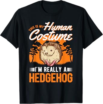 Hedgehog Human Costume Halloween Hedgehog T-Shirt