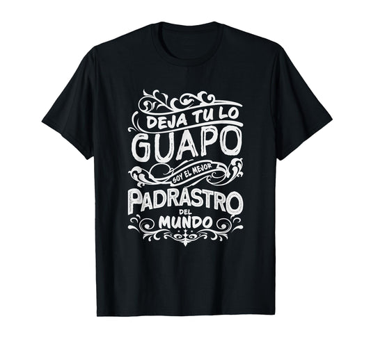 Camiseta Mejor Padrastro del Mundo para Dia del Padre T-Shirt