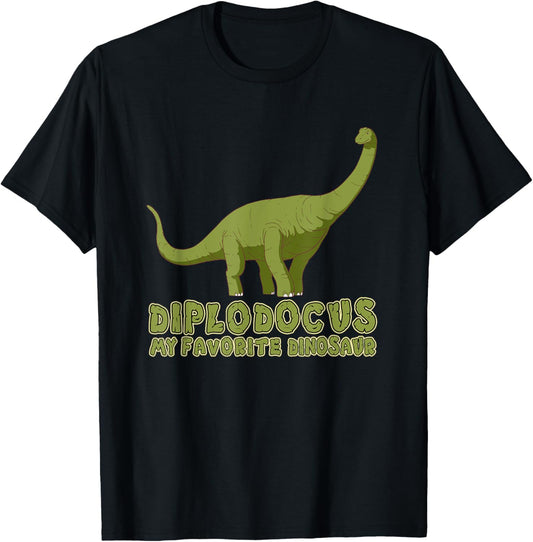 Diplodocus favourite dinosaur design T-Shirt