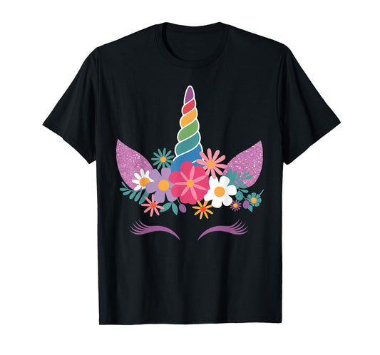 Cute Unicorn Face present for Unicorn Lovers and Dreamers T-Shirt