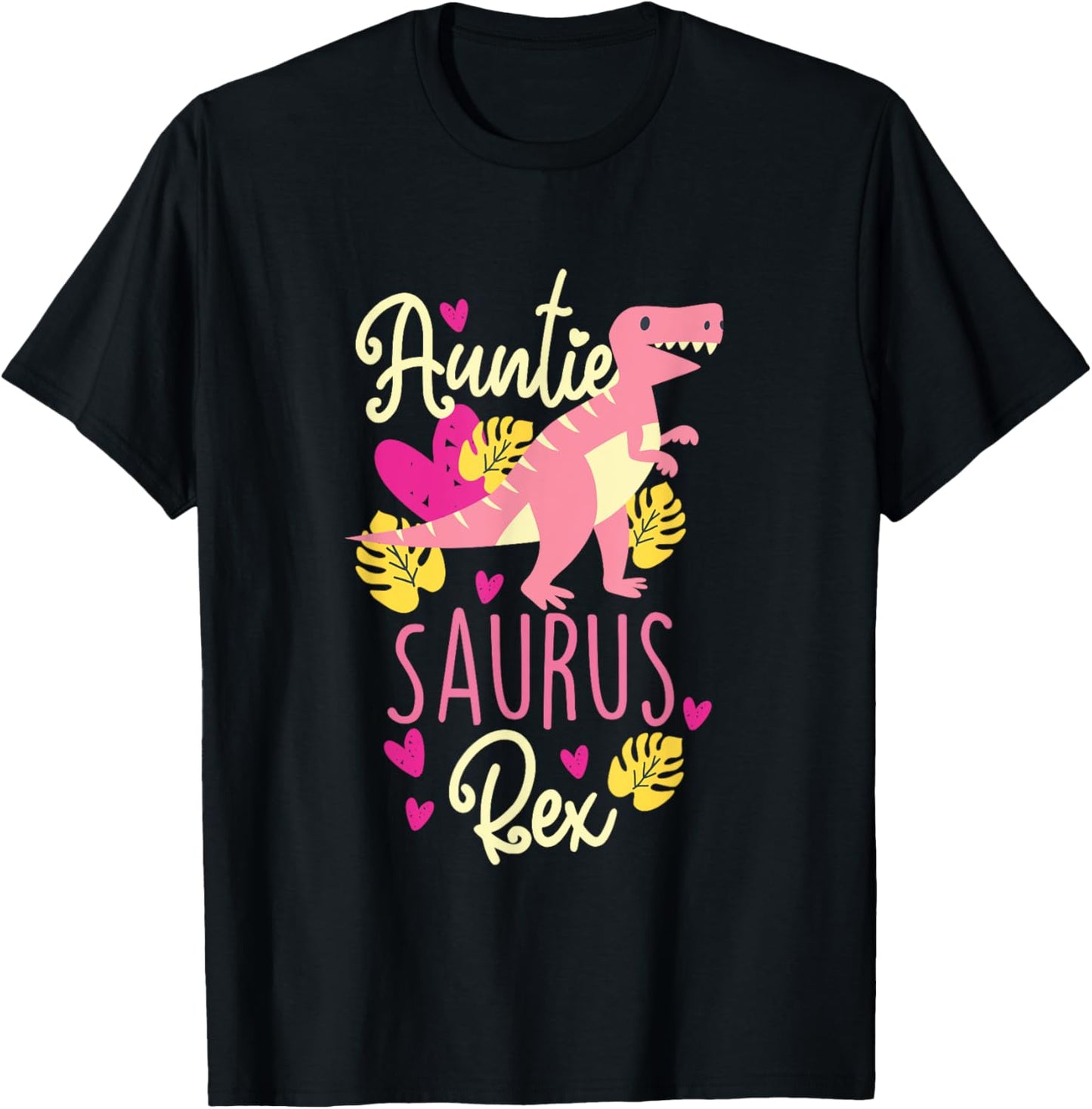 Auntie Saurus Rex Dinosaur Auntiesaurus T-Shirt