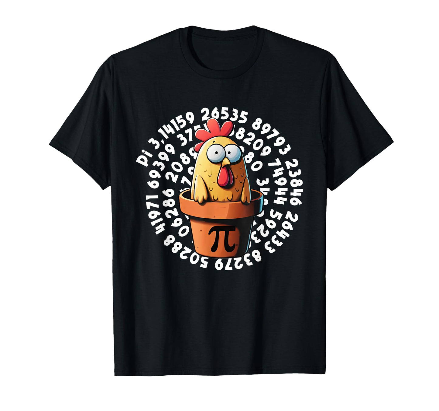 Chicken Pot Pi Shirt Funny Math Pun Pi Day 3.14 T-Shirt