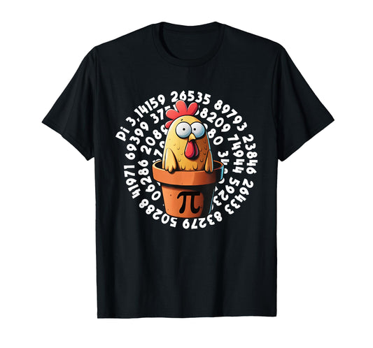Chicken Pot Pi Shirt Funny Math Pun Pi Day 3.14 T-Shirt