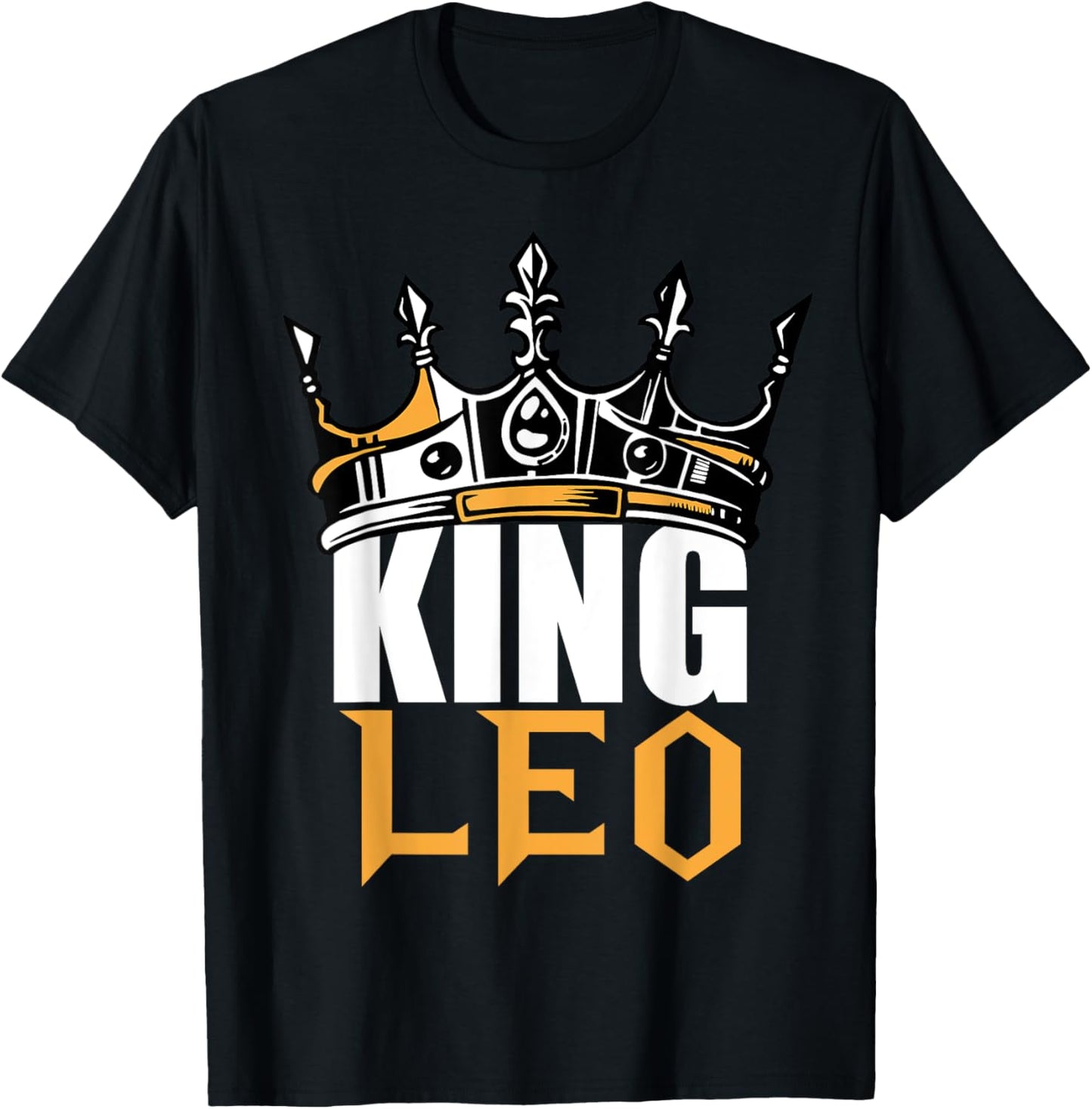 Leo Birthday Gifts - King Leo Zodiac T-Shirt T-Shirt