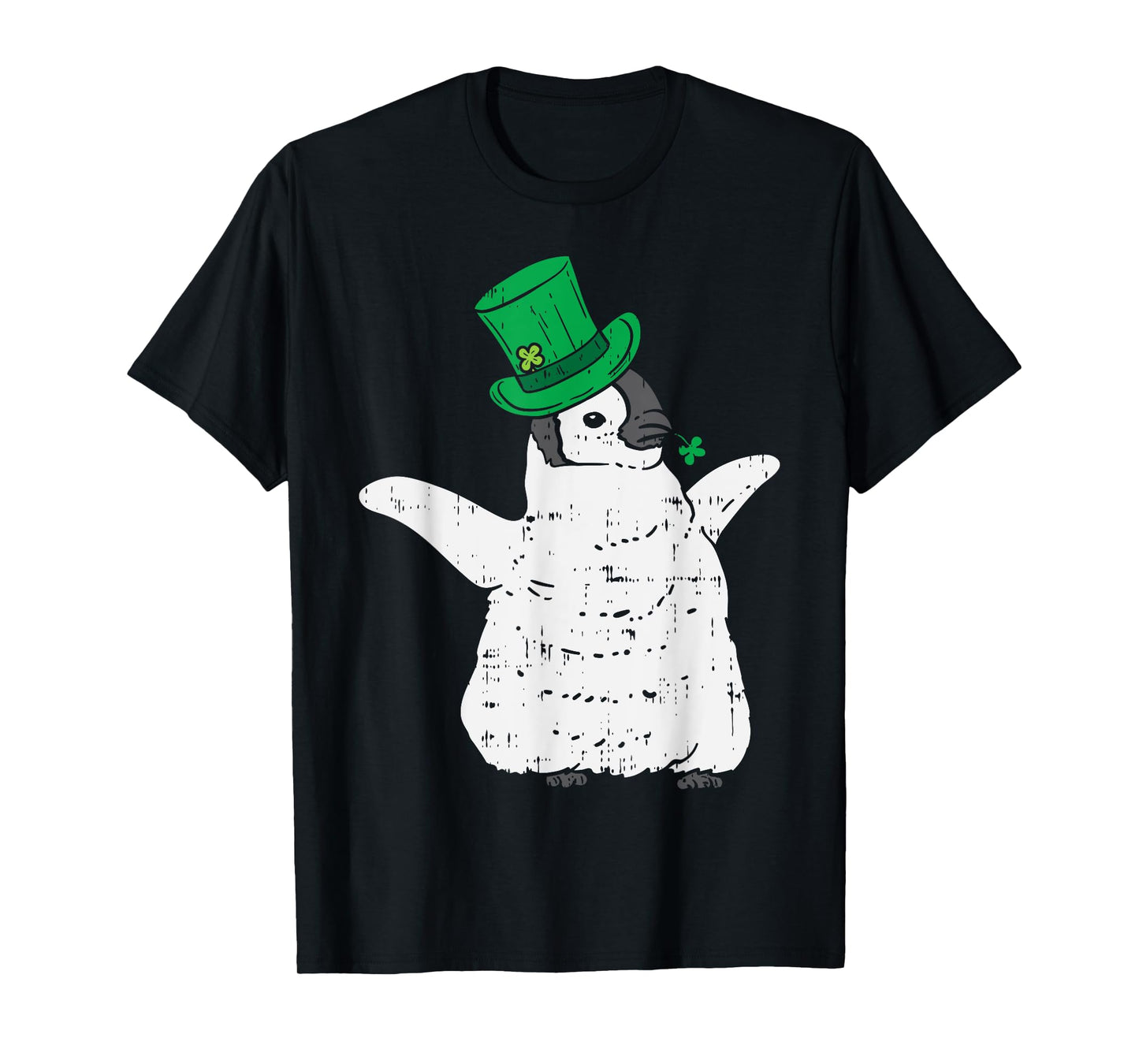 Irish Penguin Leprechaun Animal Cute Bird St Patricks Day T-Shirt