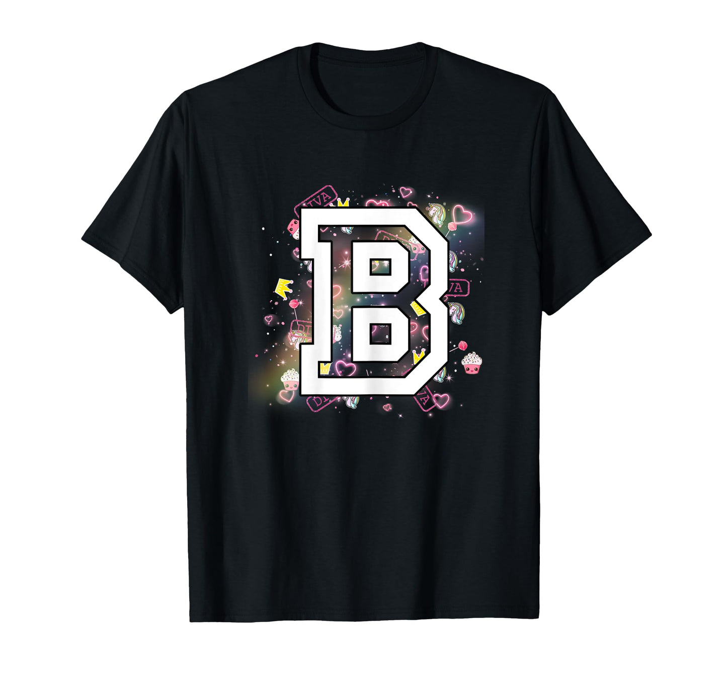 Kids Letter B Clothing For a Girl Who's Name Starts With B T-Shirt