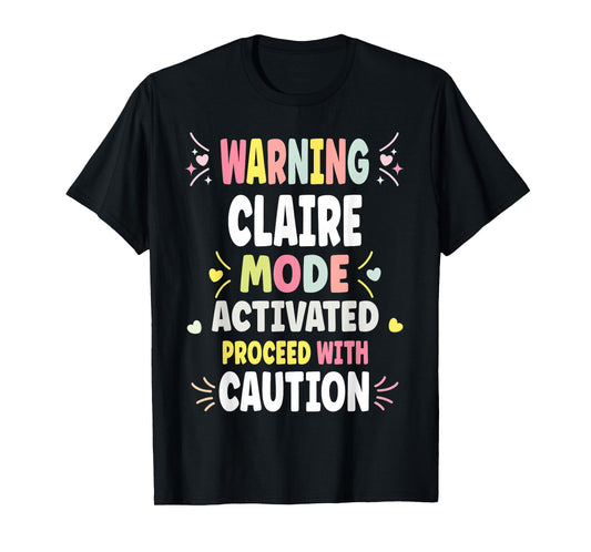 CLAIRE Personalized Women's Gift Custom CLAIRE T-Shirt