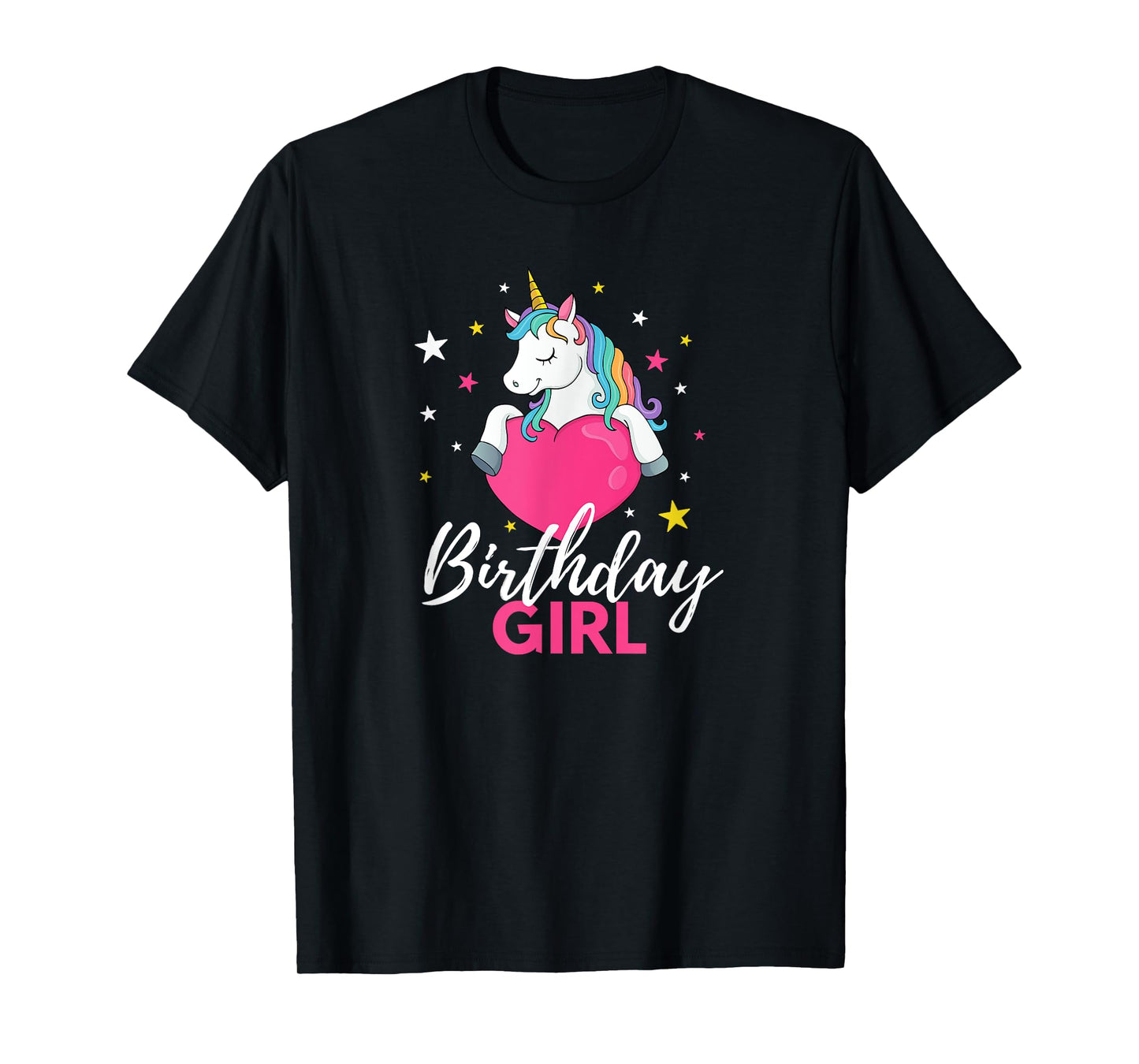 Birthday Girl Unicorn T-Shirt