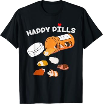 Happy Pill Guinea Pig T-Shirt