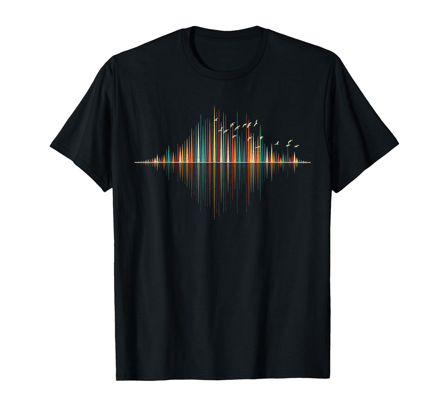 The Sounds Of Nature Retro Music Sound Wave T-Shirt