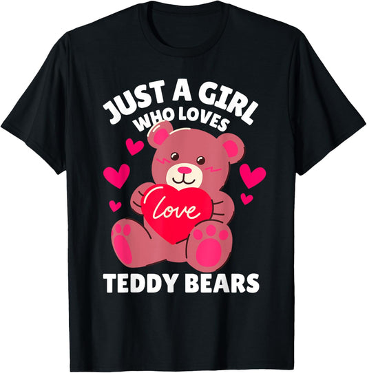 Funny Teddy Bear Art For Men Women Kids Teddy Bear Lover T-Shirt