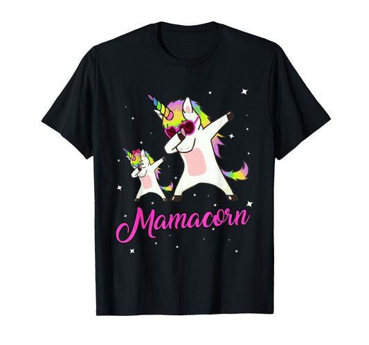Mamacorn Unicorn Mom Mother's Day Mommy of the Unicorn Girl T-Shirt