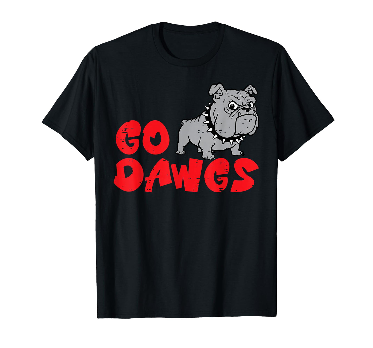 Go Dawgs Bulldog Men Kids Boys Girls Women Youth Teen T-Shirt