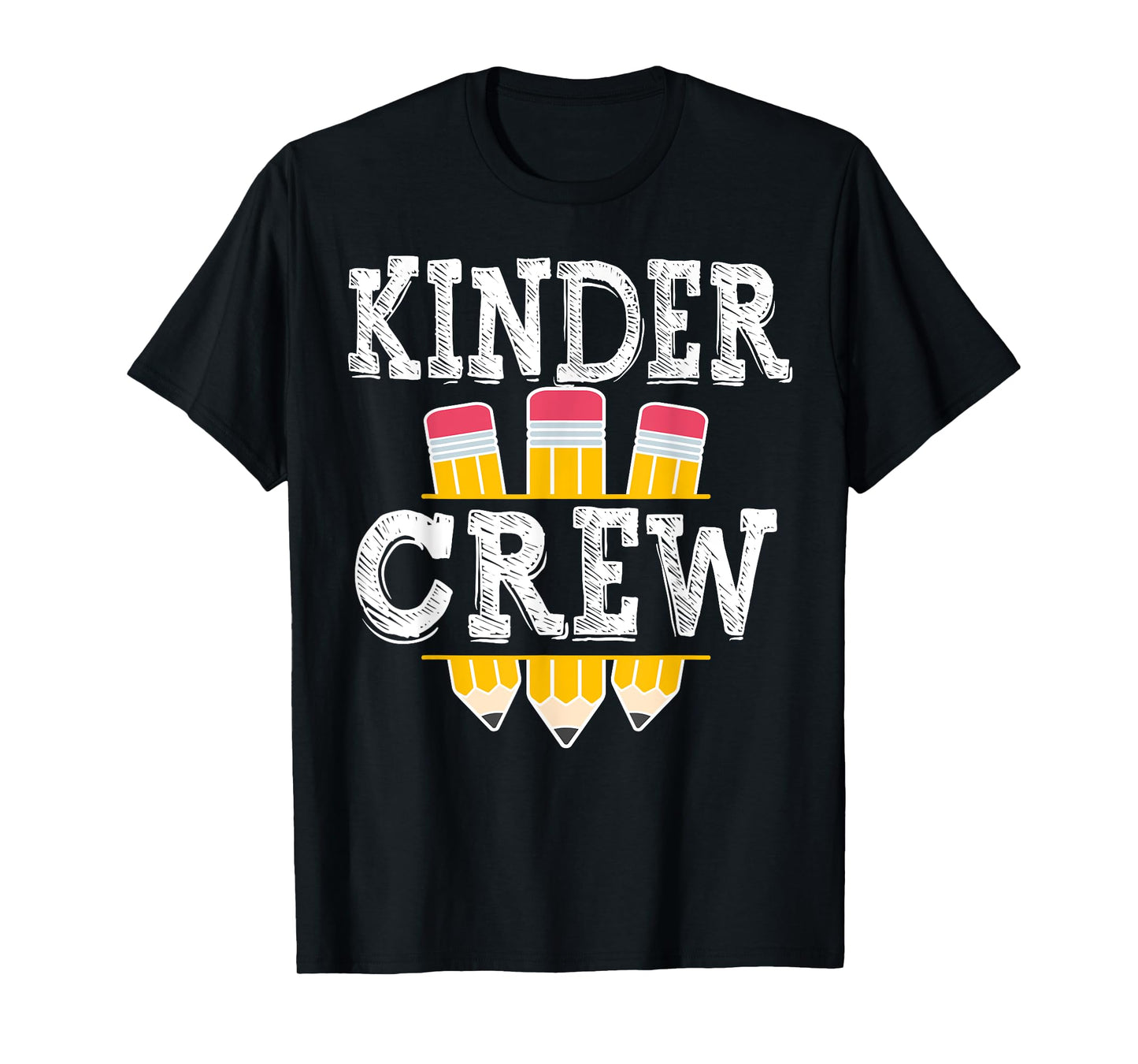 Kinder Crew Fun Kindergarten Squad Teacher 1st Day of School T-Shirt