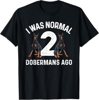 Cool Doberman Art For Men Women Doberman Pinscher Dog Lover T-Shirt