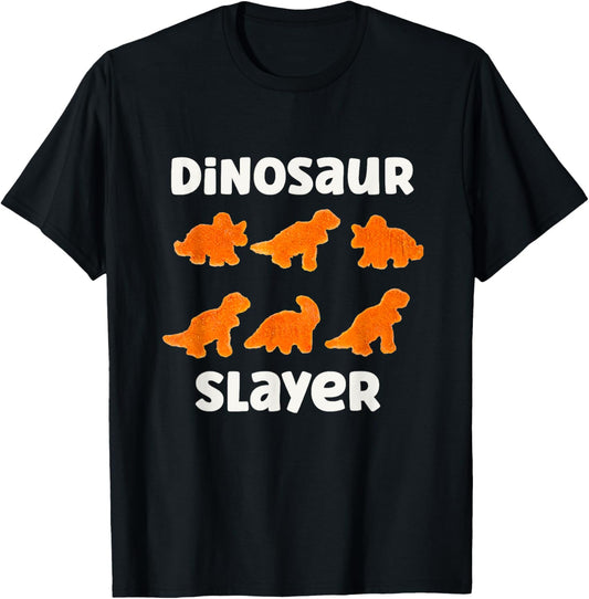 Dinosaur Slayer Dino Chicken Nuggets Lover chickie nuggies T-Shirt