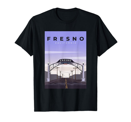 Fresno Welcome Arch Fresno California Souvenir T-Shirt