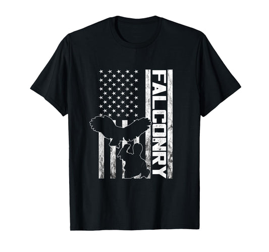 American Falconry Birder Falcon Trainer Ornithology Falcon T-Shirt