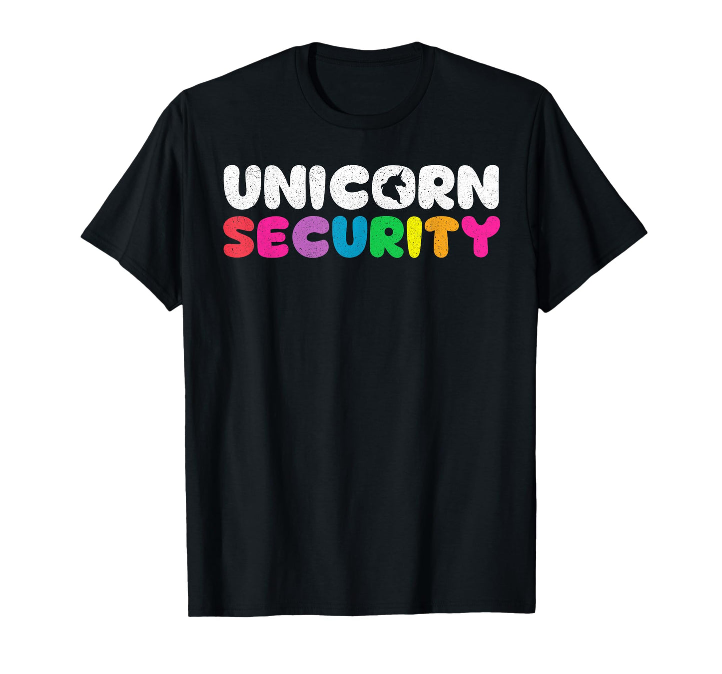 Cute Unicorn Security Halloween Costume T-Shirt