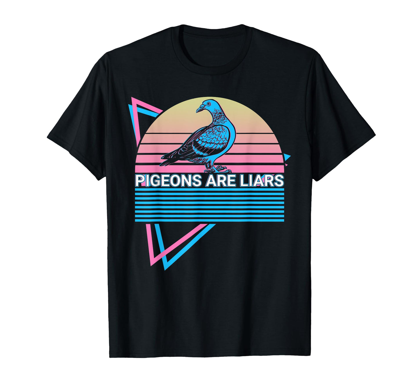 Pigeons Are Liars Pigeons Are Liars Retro T-Shirt
