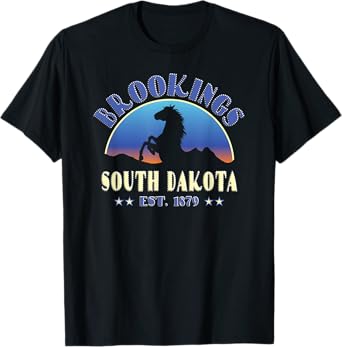 Brookings South Dakota SD Wild Horse T-Shirt