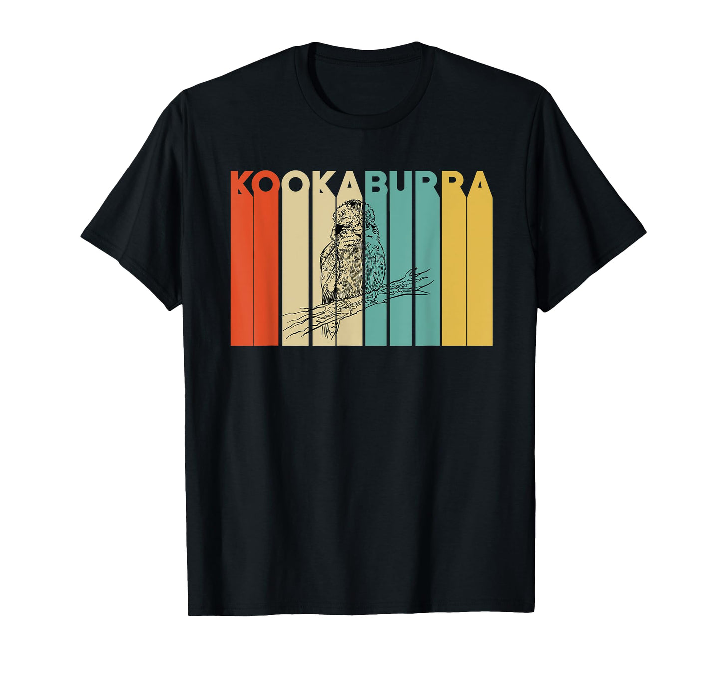 Retro Kookaburra Apparel Australia Birds Love Birding T-Shirt