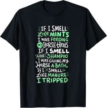 Funny Horse Gifts, Horse Lover Ladies Equestrian T-Shirt
