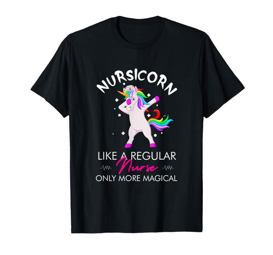 Accessories Essentials Items Supplies Gear & Gifts Nursicorn Regular More Magical Unicorn Nurse Funny Women's T-Shirt
