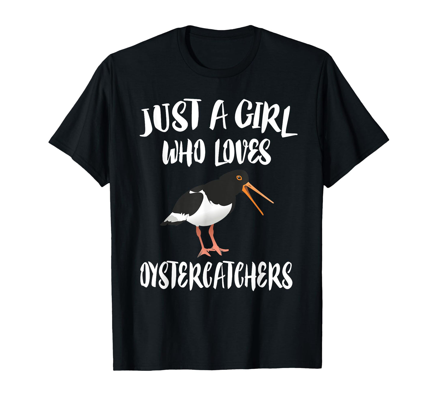Just A Girl Who Loves Oystercatchers Bird Animal Gift T-Shirt