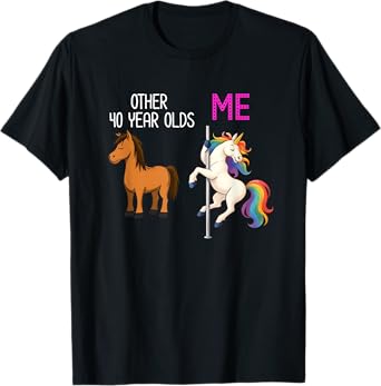 Funny Cute 40th Birthday Party Celebration T-Shirt