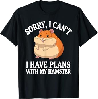Funny Hamster Art For Men Women Boys Girls Hamster Lover T-Shirt