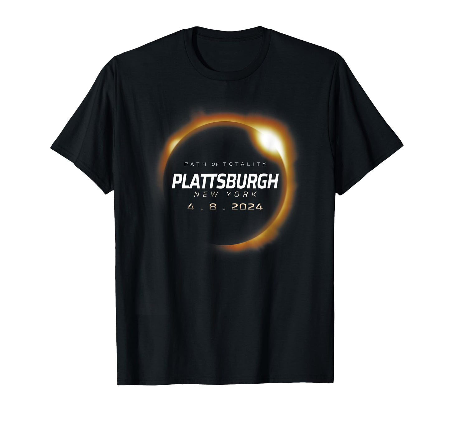 Total Solar Eclipse 2024 Plattsburgh New York April 8 2024 T-Shirt