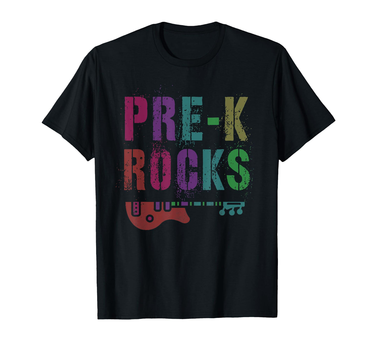 PRE-K ROCKS Teacher Rockstar Ready Crush PreK Bruh We Back T-Shirt