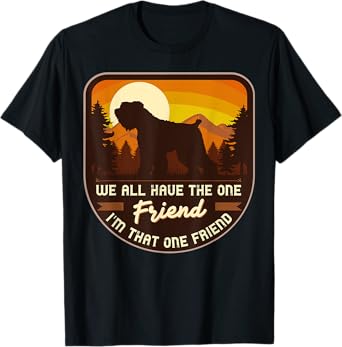 Black Russian Terrier Retro T-Shirt