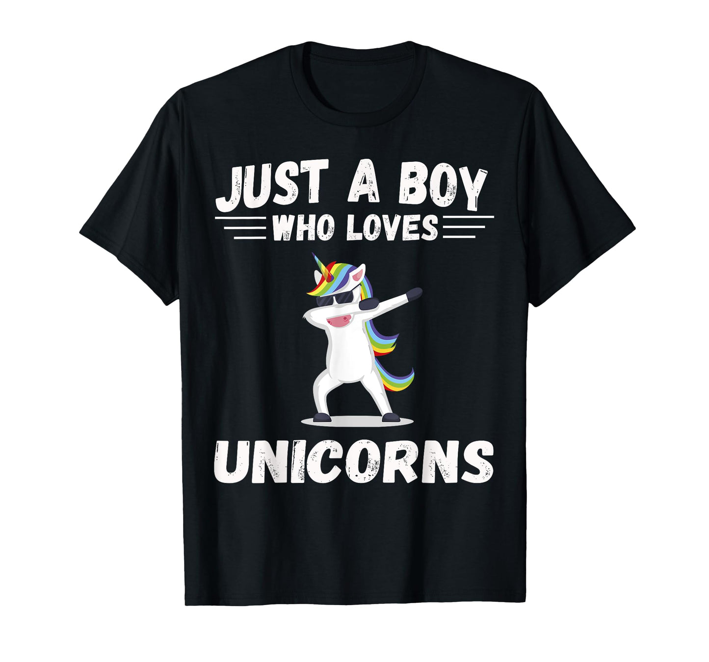 Cute Just a Boy who loves Unicorns Unicorn Gift T-Shirt