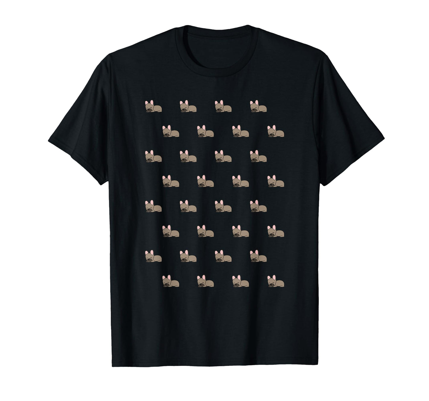 French Bulldog Pattern Cute Frenchie Dog Lover Owner T-Shirt
