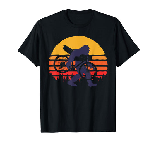 Bigfoot With Gravel Bike - Gravel T-Shirt