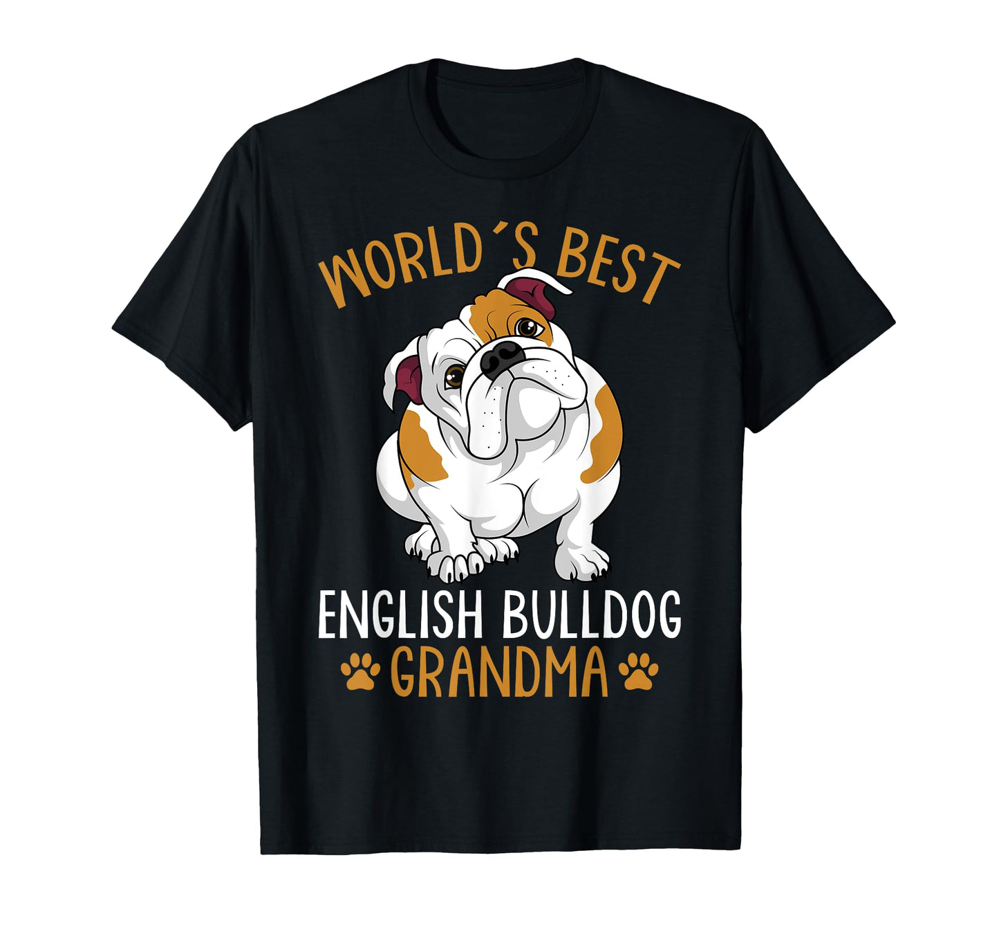 World´s Best English Bulldog Grandma Dog Owner Funny Women T-Shirt