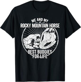 Rocky Mountain Horse Owner Rider Equestrian Horseman Gift T-Shirt