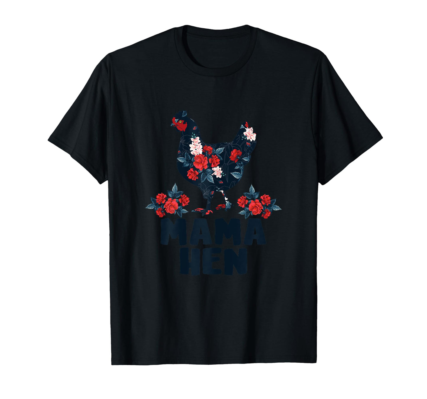 Mama Hen Funny Mother's Day Chicken Mom Farmer Farm T-Shirt