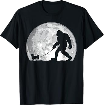 Funny Bigfoot, Pug Lover, Bigfoot Lover, Bigfoot T-Shirt