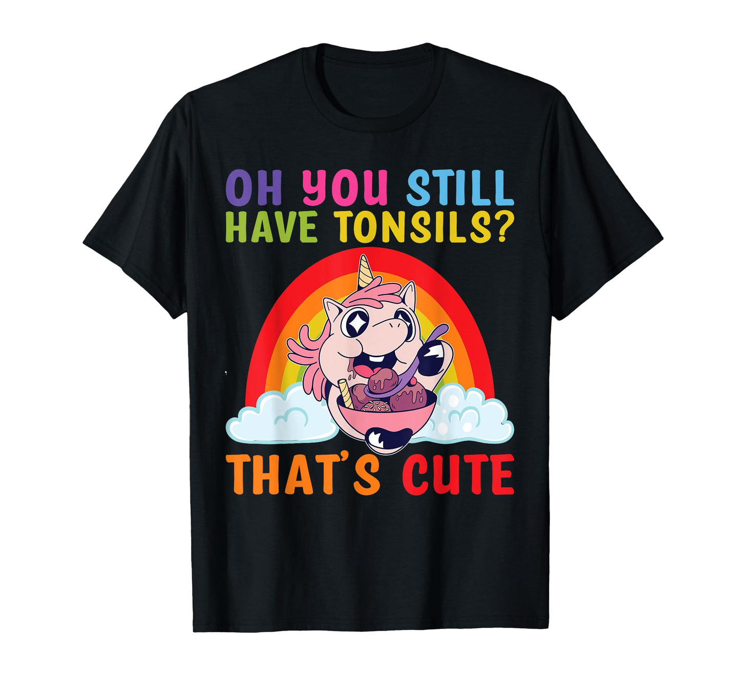 Tonsil Removal Surgery Recovery Tonsillectomy Unicorn T-Shirt