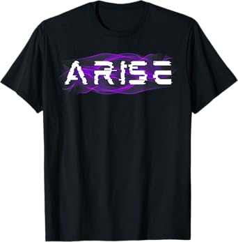 Solo Anime Cosplay Arise Costume Black Crew Neck T-Shirt Small Classic Anime/Cosplay Fans, All Ages Unisex-Adults, Unisex-Kids Short Sleeve T-Shirt