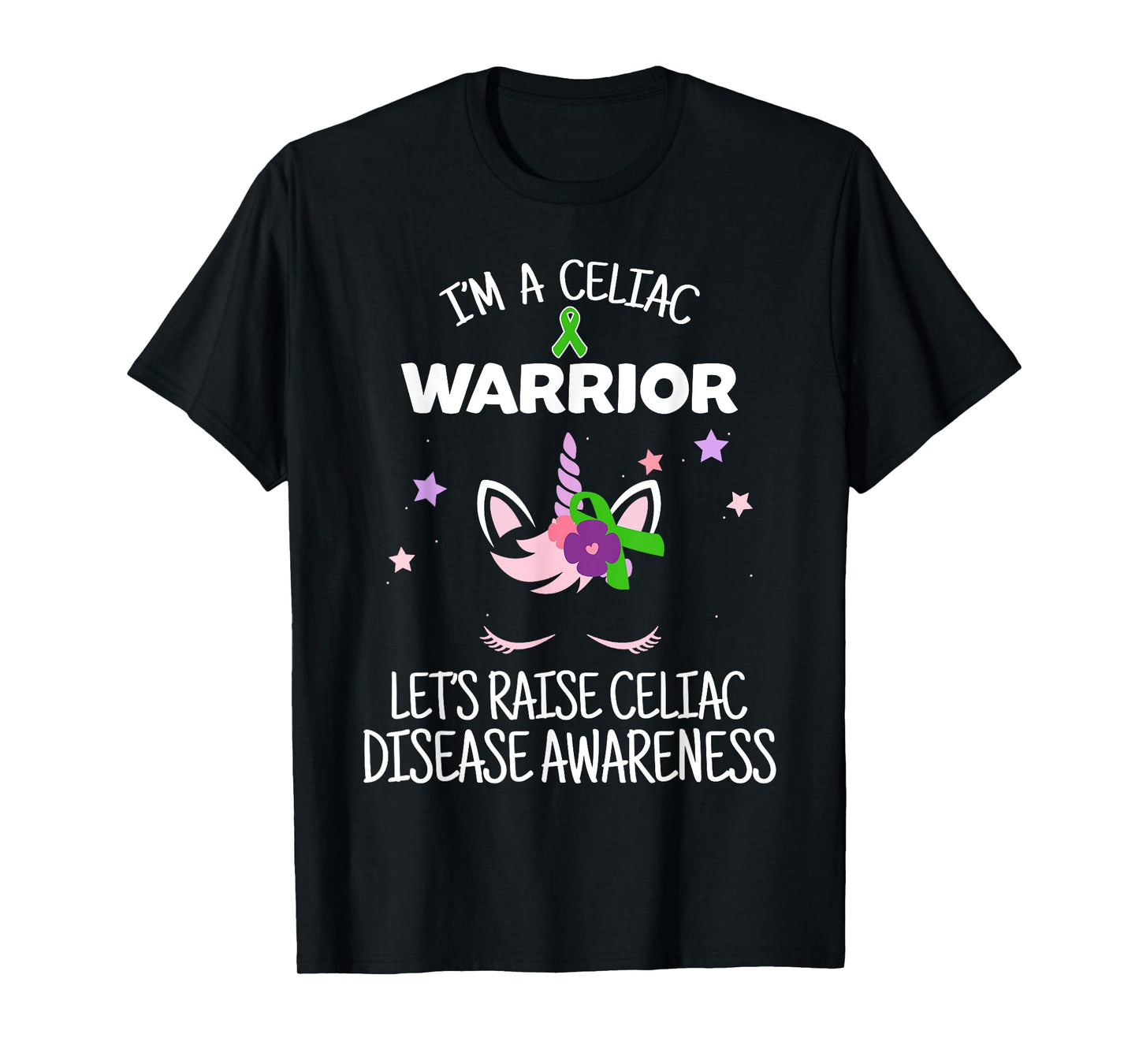 Unicorn Celiac Warrior, Celiac Disease Awareness T-Shirt