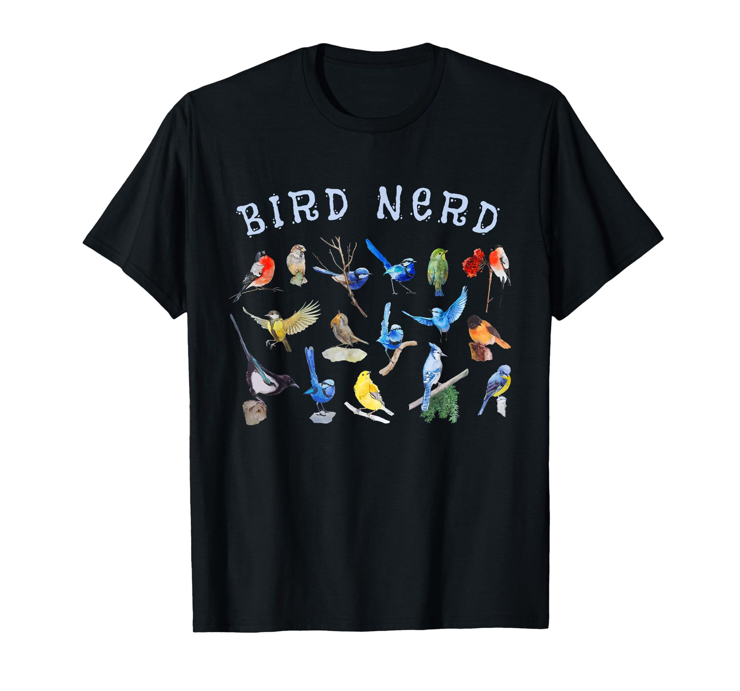 Bird Watching Nerd Birdwatching Birds Lover Cute Funny Gift T-Shirt